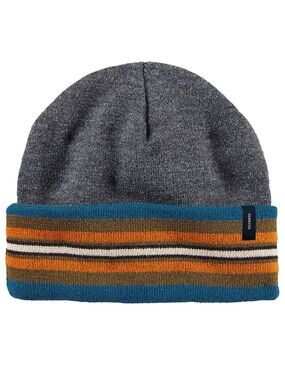 Pendleton National Park Beanie Olympic Grey Stripe Unisex Acrylic